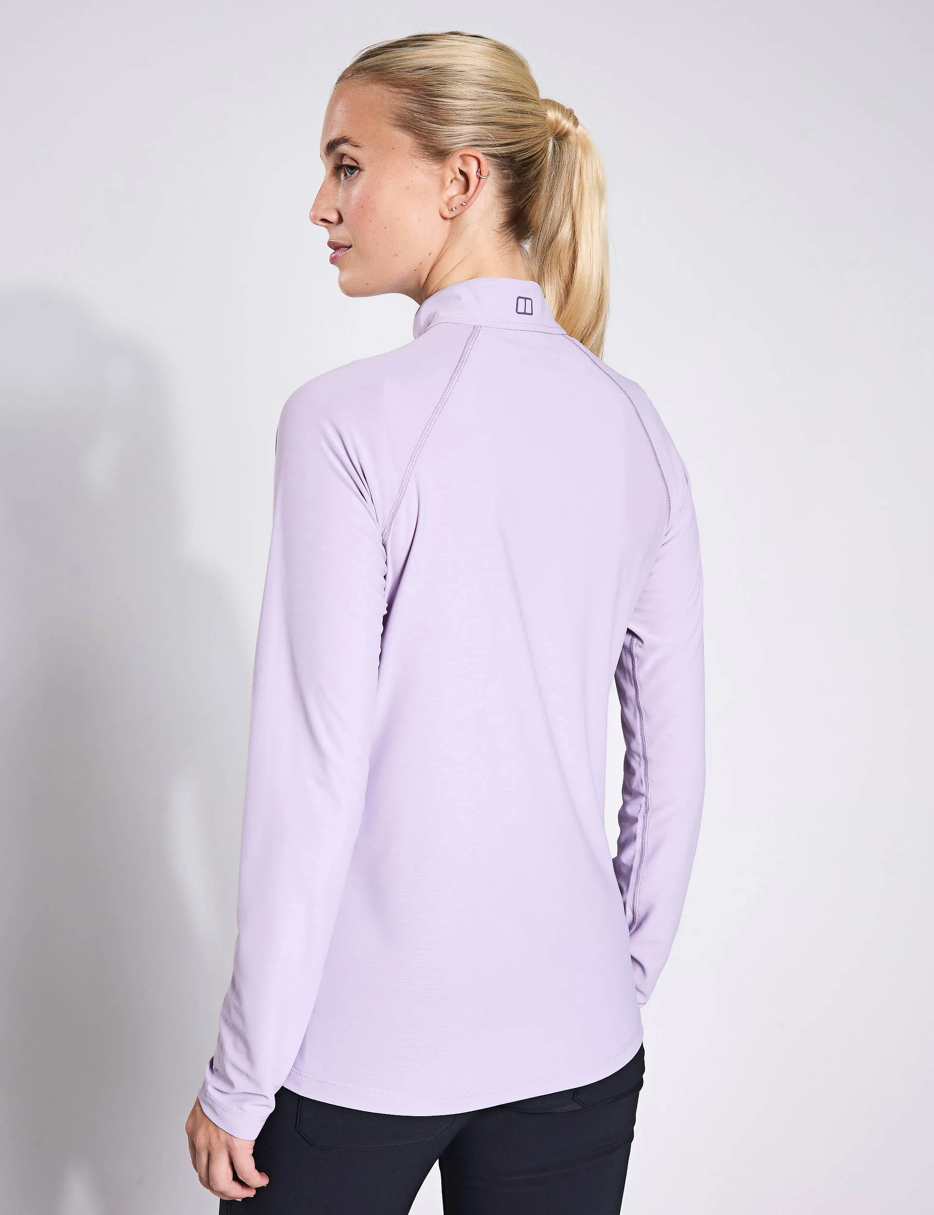 24/7 Tech Long Sleeve Half Zip Tee - Cloud