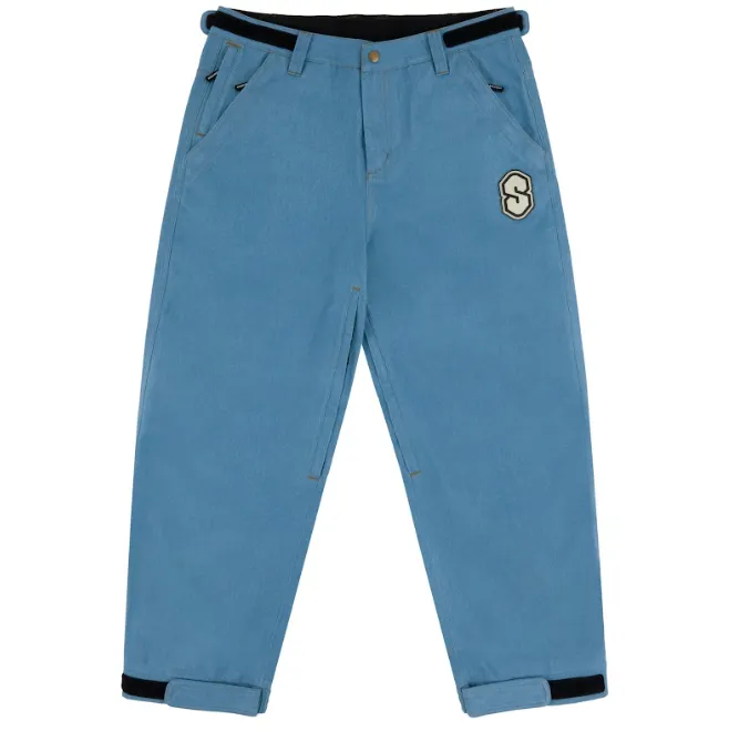 3 Ply Denim Pant | Faded Indigo