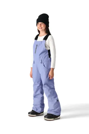 686 Girl's Sierra Insulated Bib Snowboard Bib Pants Purple Impression 2025
