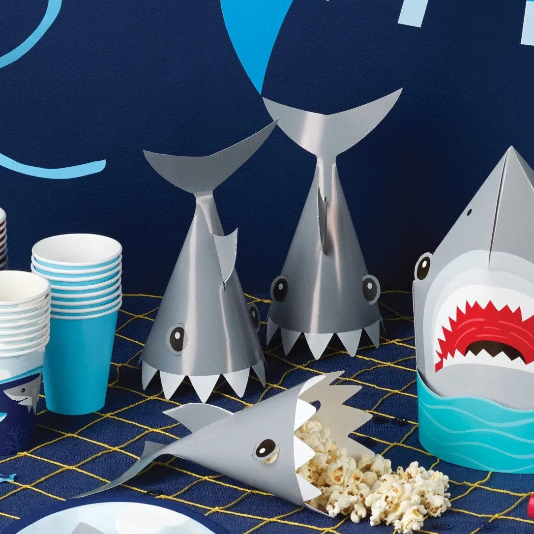 8 Shark Birthday Party Hats