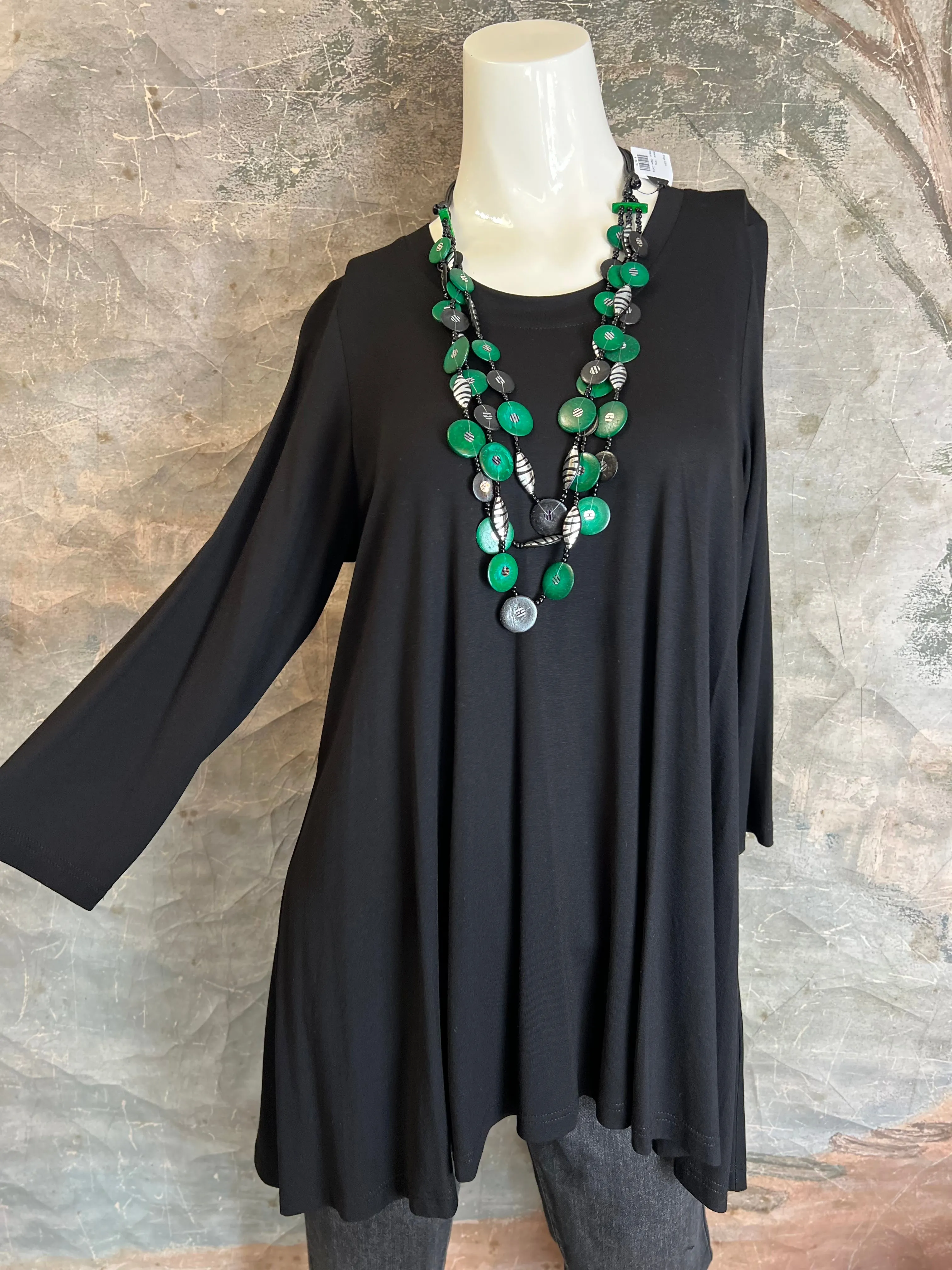 83443 Scoop Neck Hi Low Top