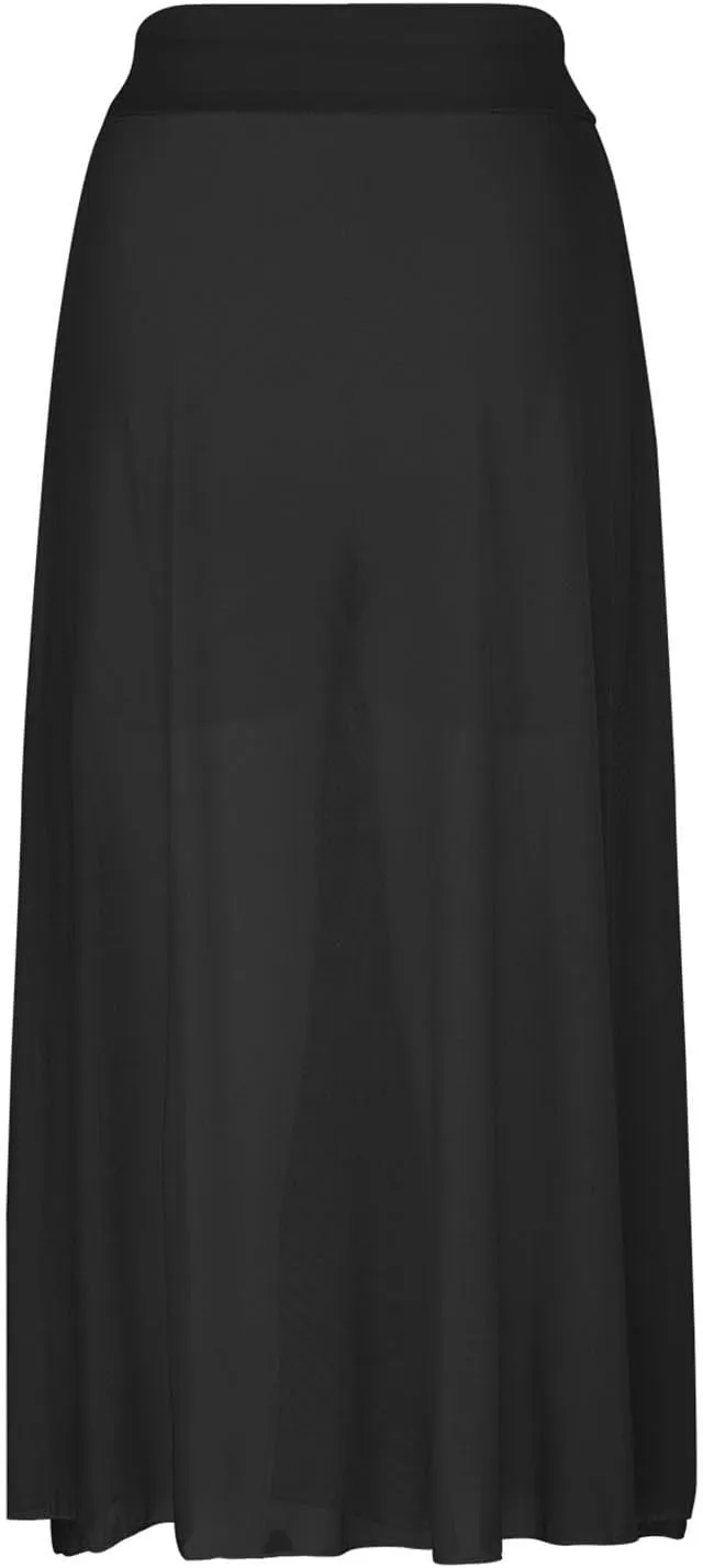 A Line Skirts Women Elastic Waist Front Drawstring Skirt Patchwork Lightweight Flowy Skirts Swing A-line Skirts