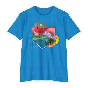 Abstract Pickleball T-Shirt • Men's