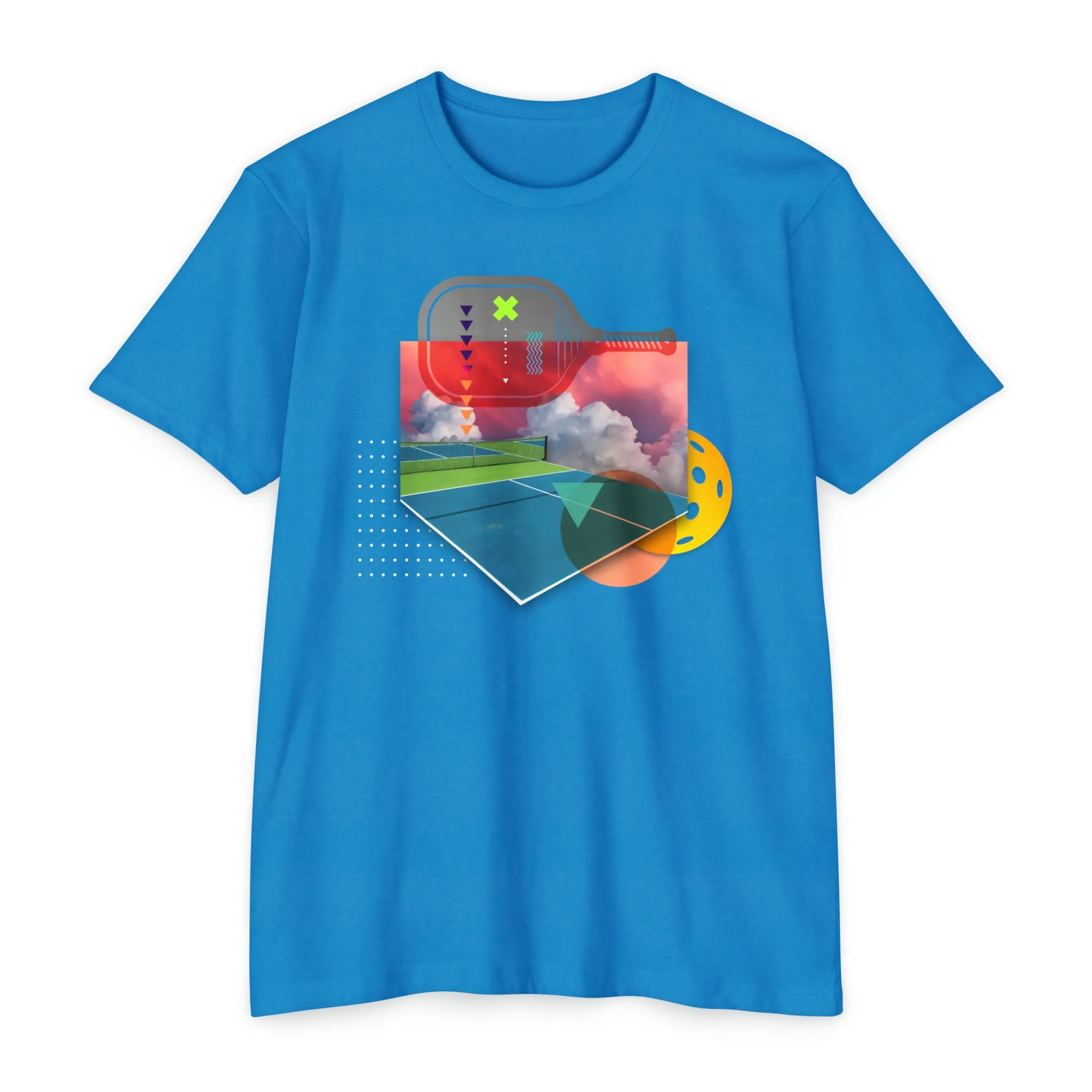 Abstract Pickleball T-Shirt • Men's