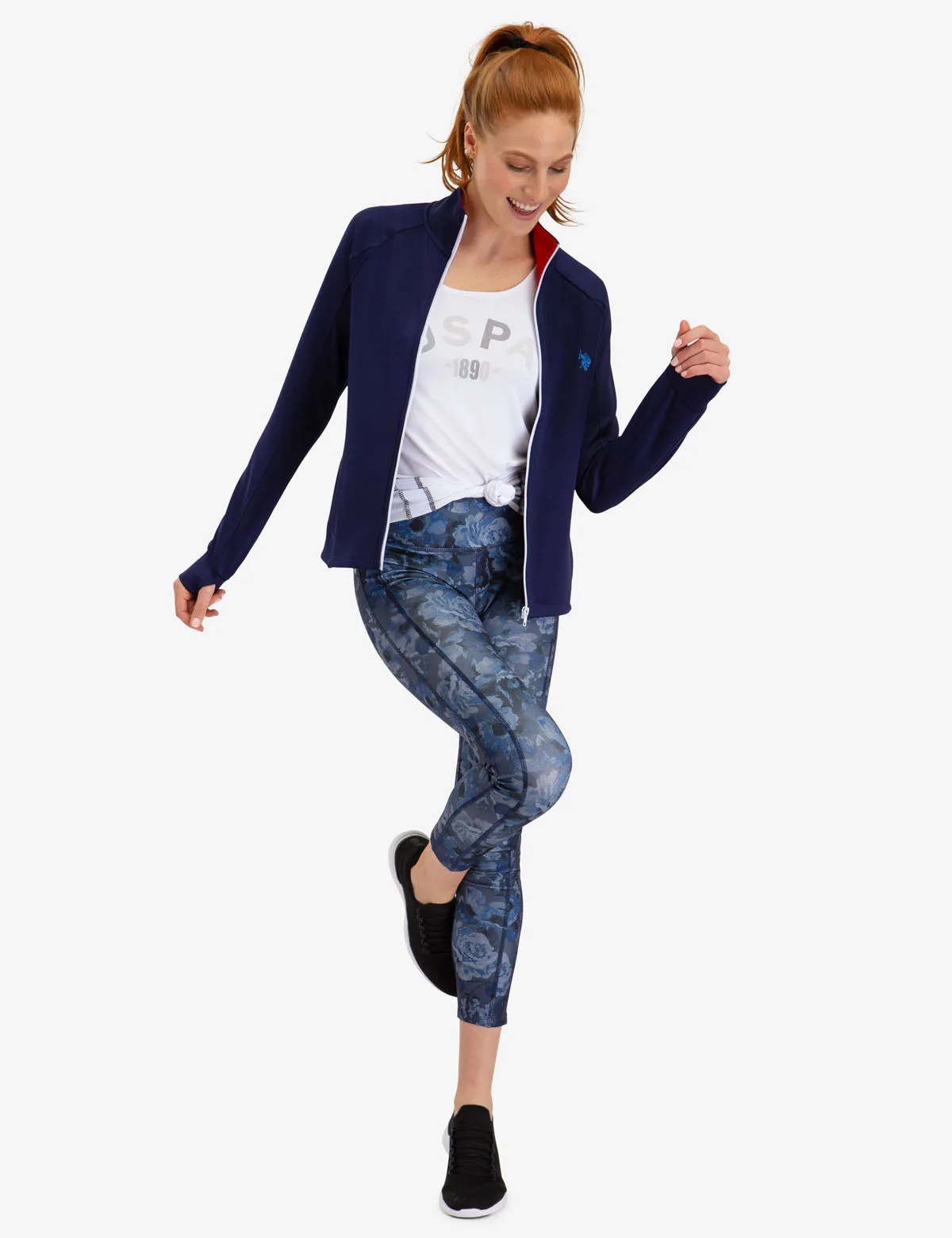 ACTIVE FLORAL LEGGINGS
