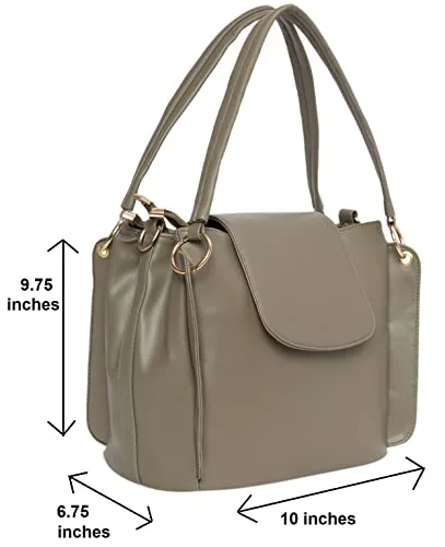 ADISA Women's Handbag (AD4055-MEH_Olive)