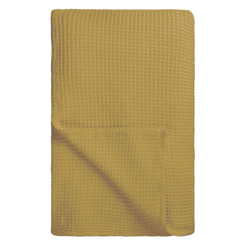Alba Mimosa Cotton Blanket by Designers Guild