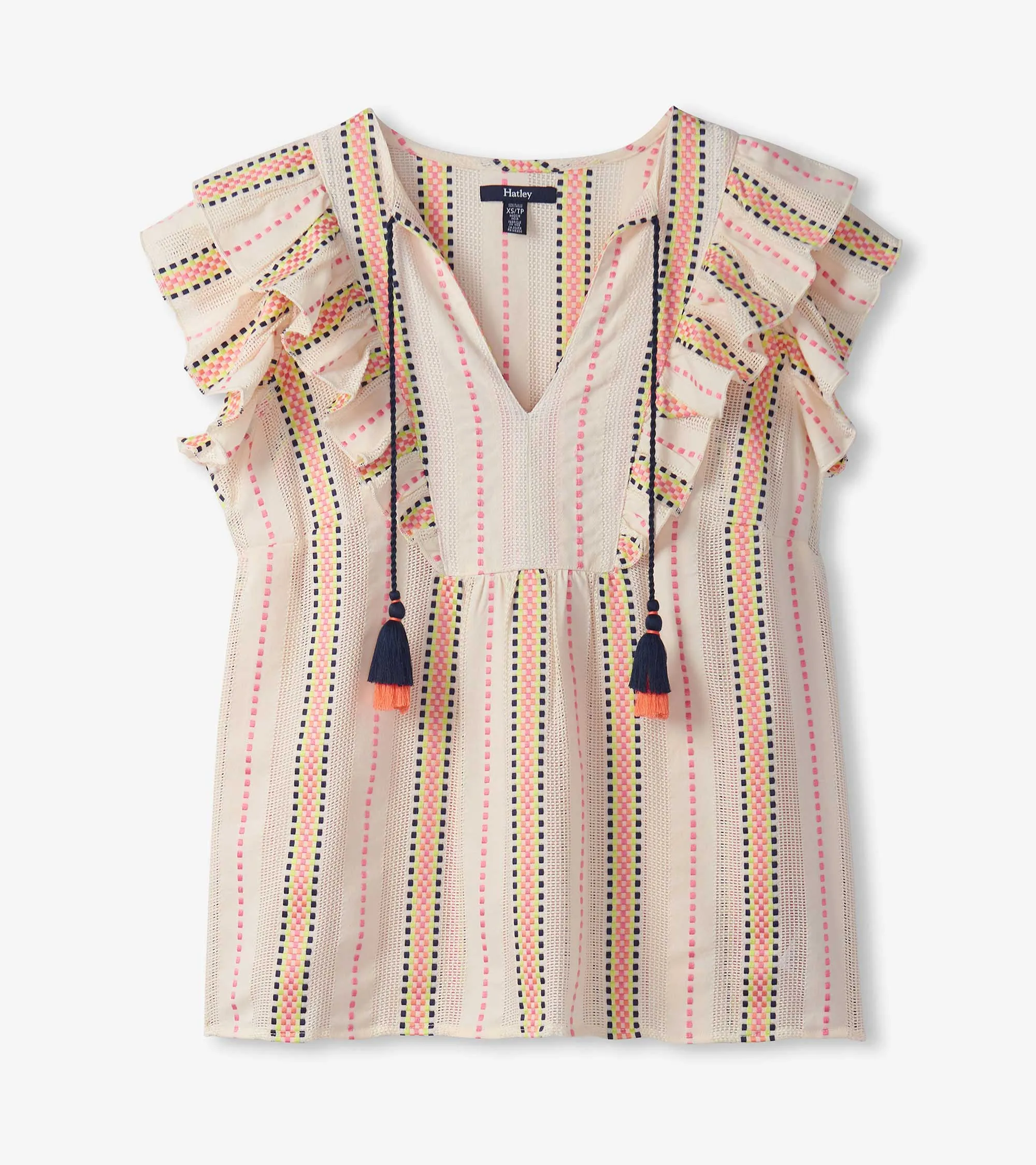 Alexa Popover - Ribbon Weave Stripes