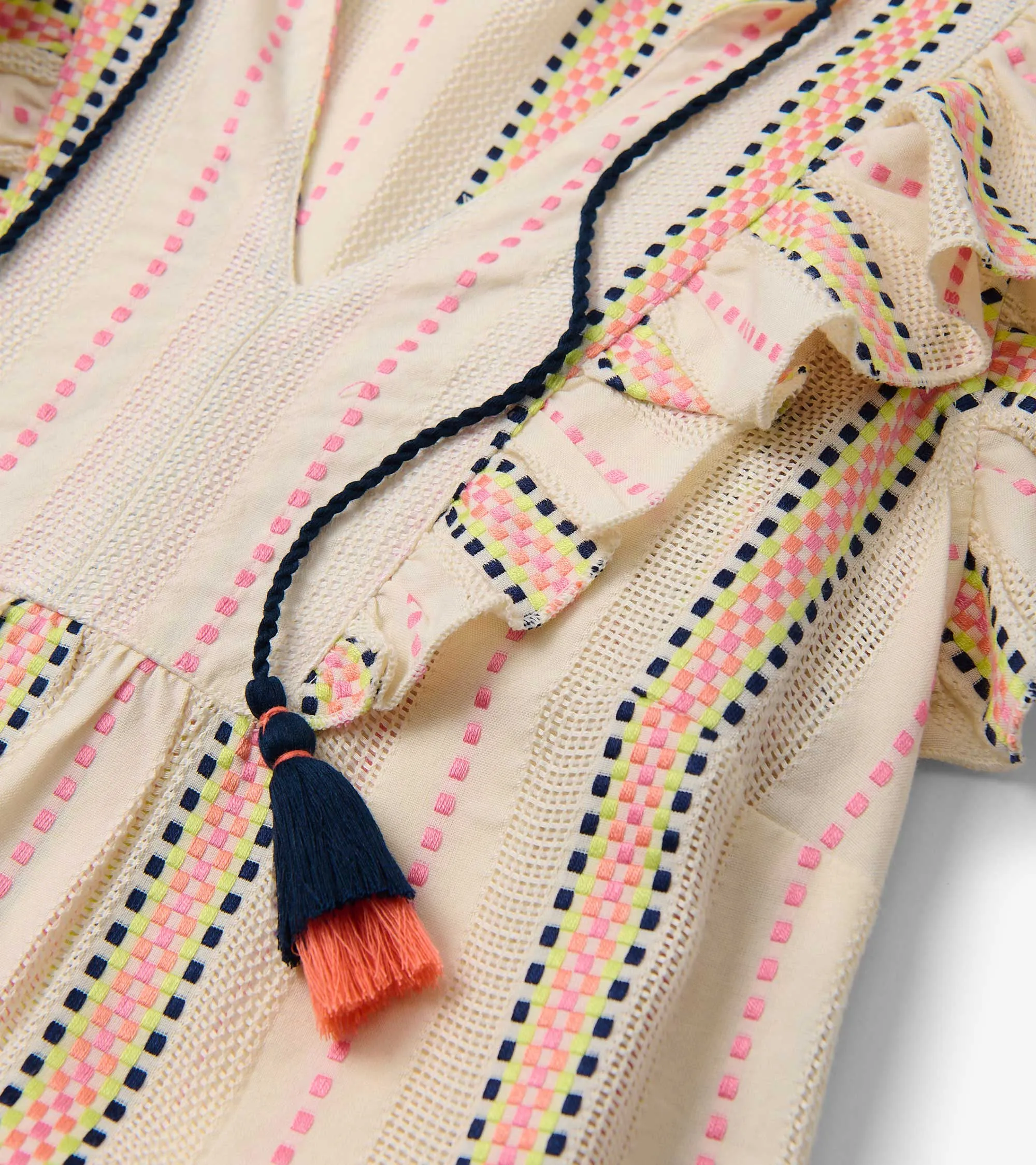 Alexa Popover - Ribbon Weave Stripes