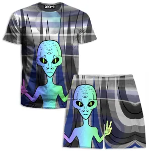 Alien Arrival T-Shirt and Shorts Combo