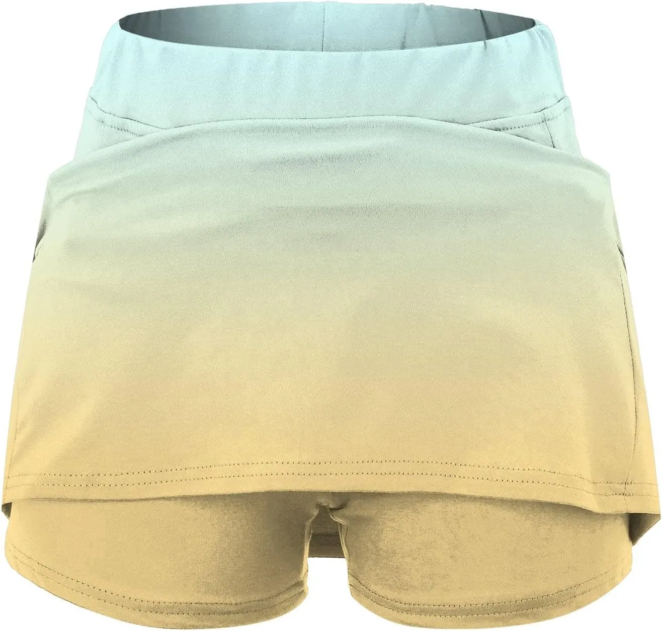 AMDBEL Womens Skorts Dressy Casual,Athletic Skorts for Women Stretchy High Waist Skinny Tennis Printed Yoga Shorts Skorts