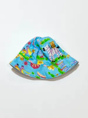 Animals sun hat - Size 0-6 months