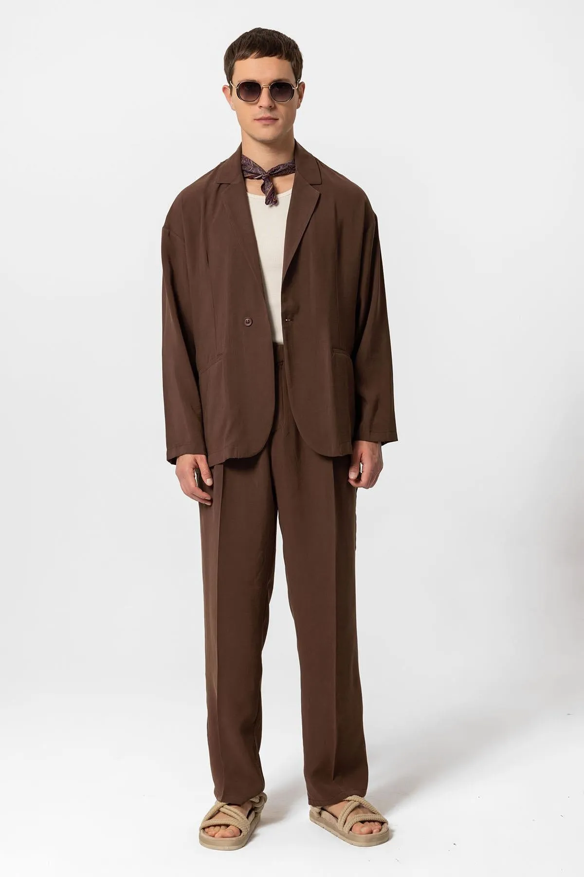 ANT Oversized Unlined Men's Blazer Jacket - Arroyomolinos