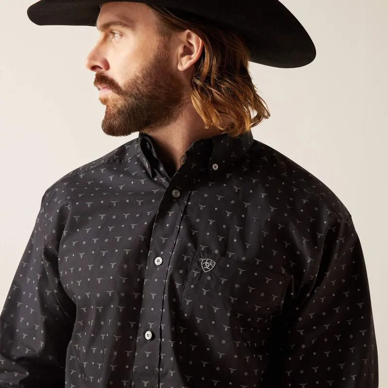 Ariat Men's Nixon Long Sleeve Shirt - Black