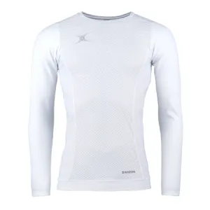 Aston Ingham  Senior's White Mizos L/S Baselayer Top