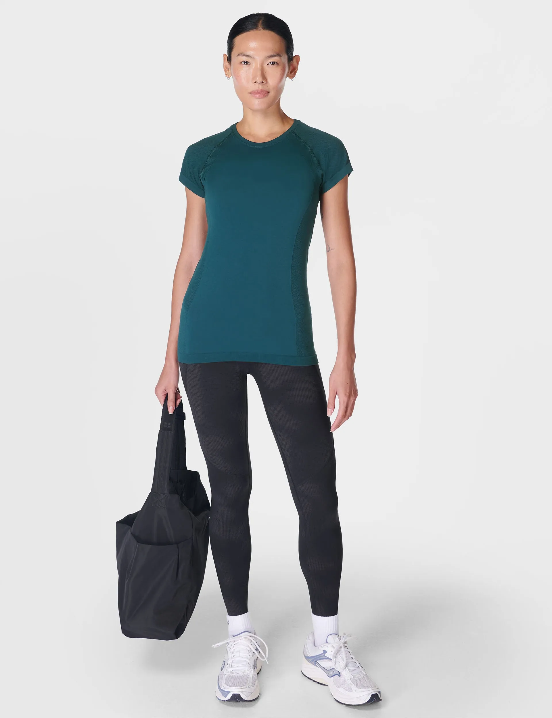 Athlete Seamless Gym T-Shirt - Deep Green