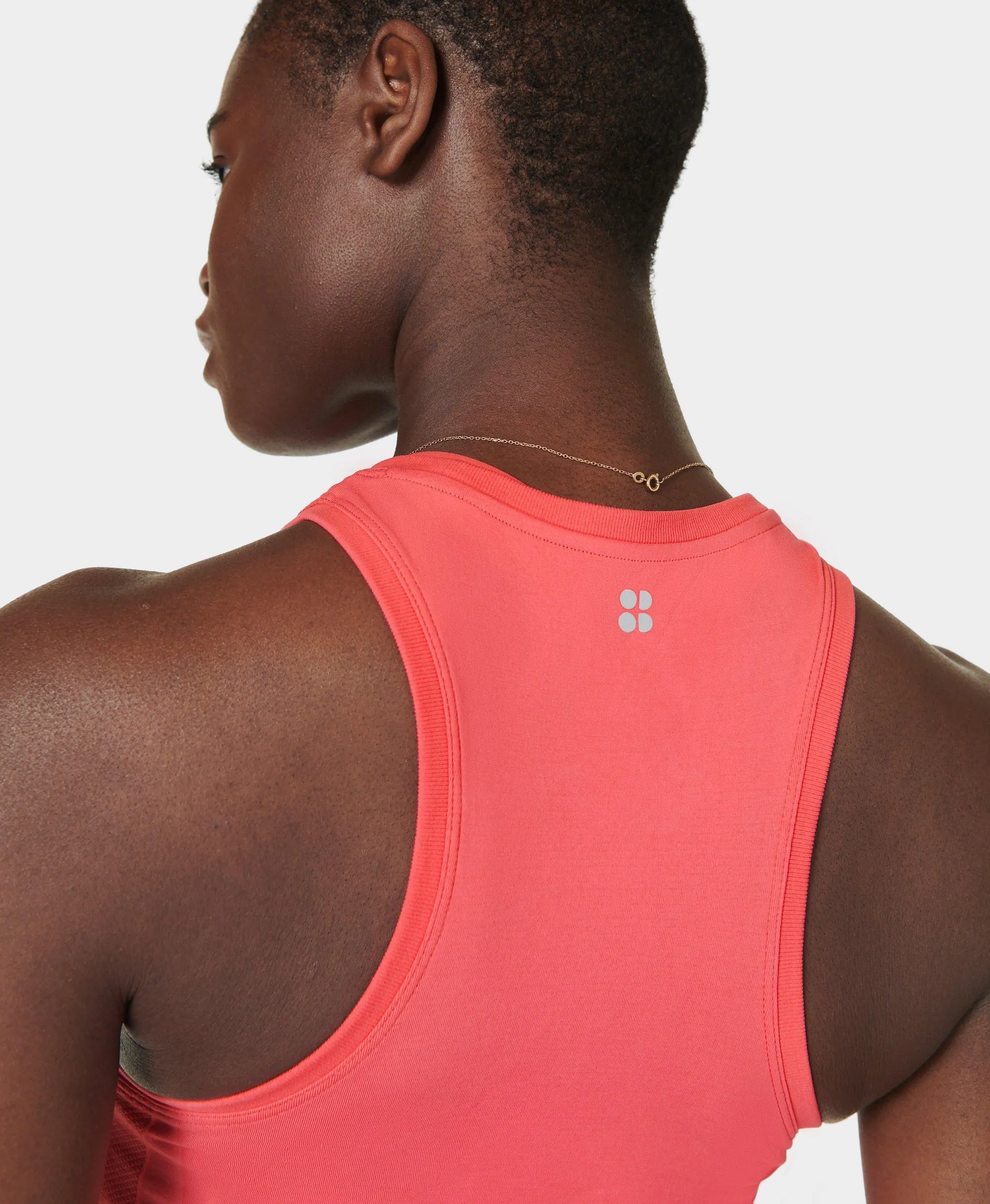 Athlete Seamless Workout Tank Sb6545 Coral-Pink