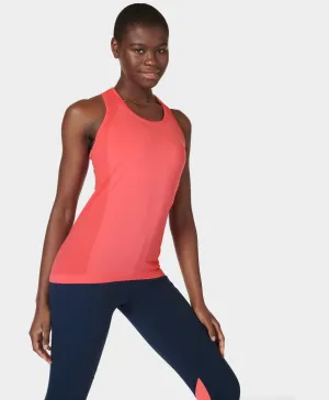 Athlete Seamless Workout Tank Sb6545 Coral-Pink
