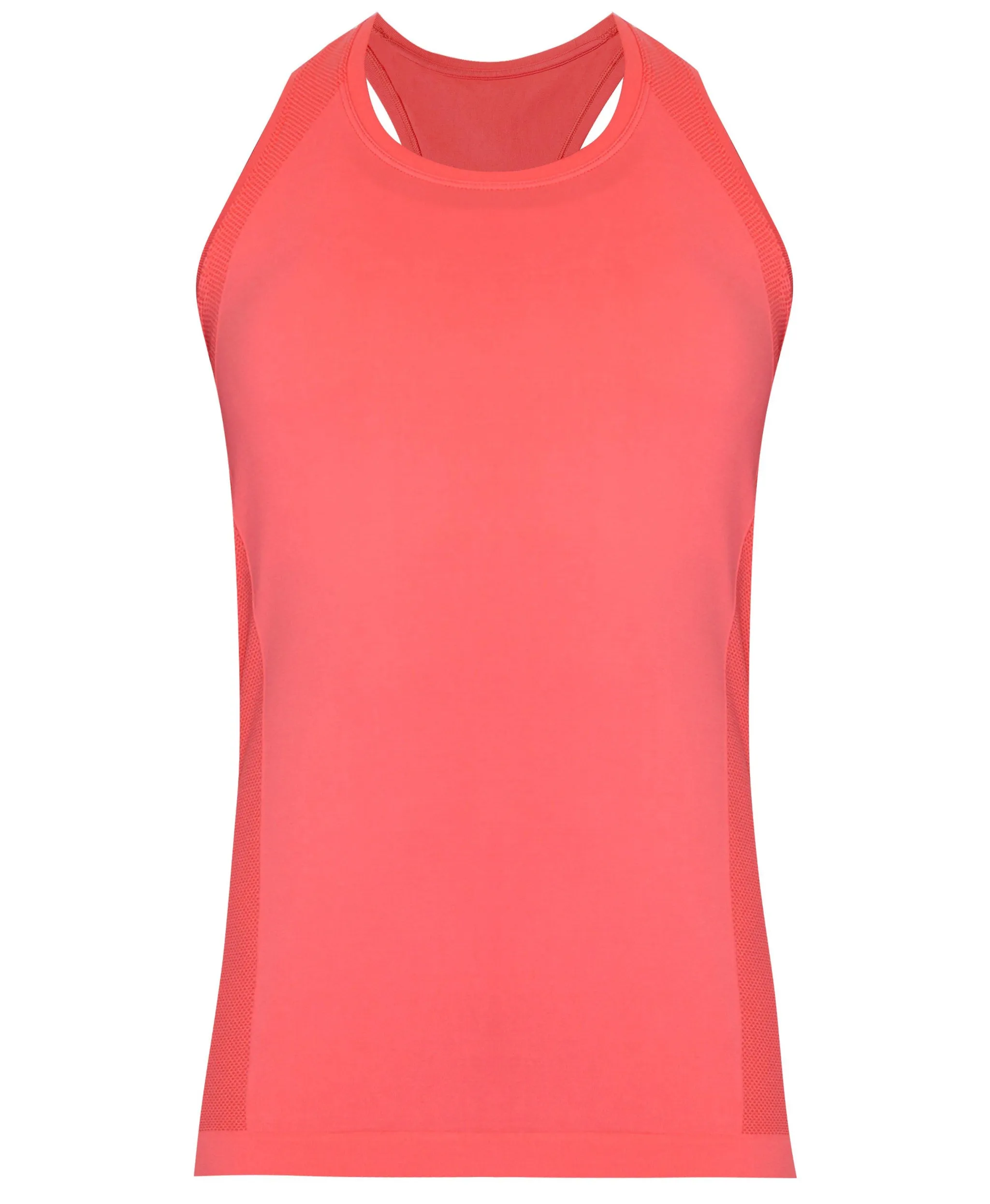 Athlete Seamless Workout Tank Sb6545 Coral-Pink