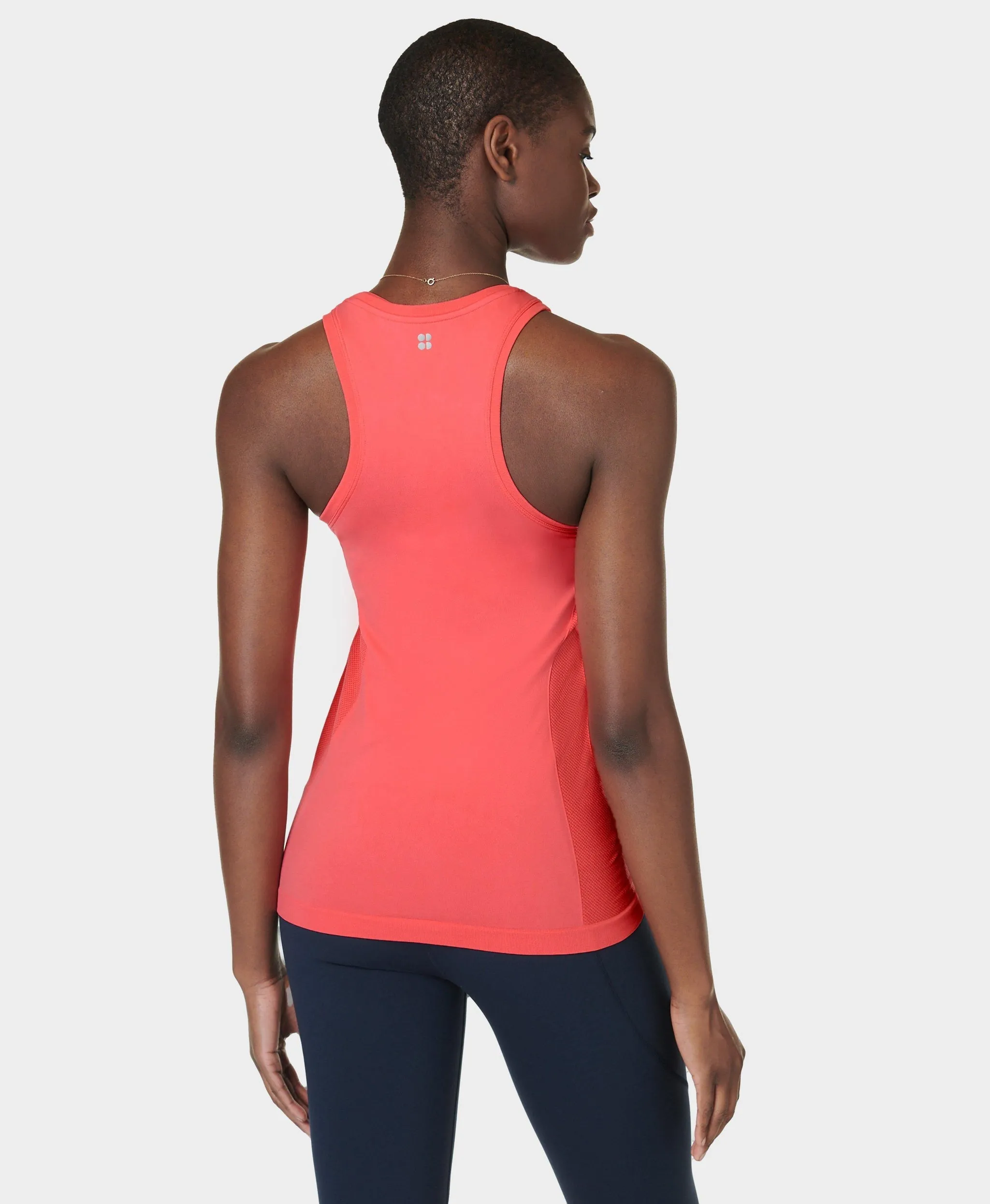 Athlete Seamless Workout Tank Sb6545 Coral-Pink