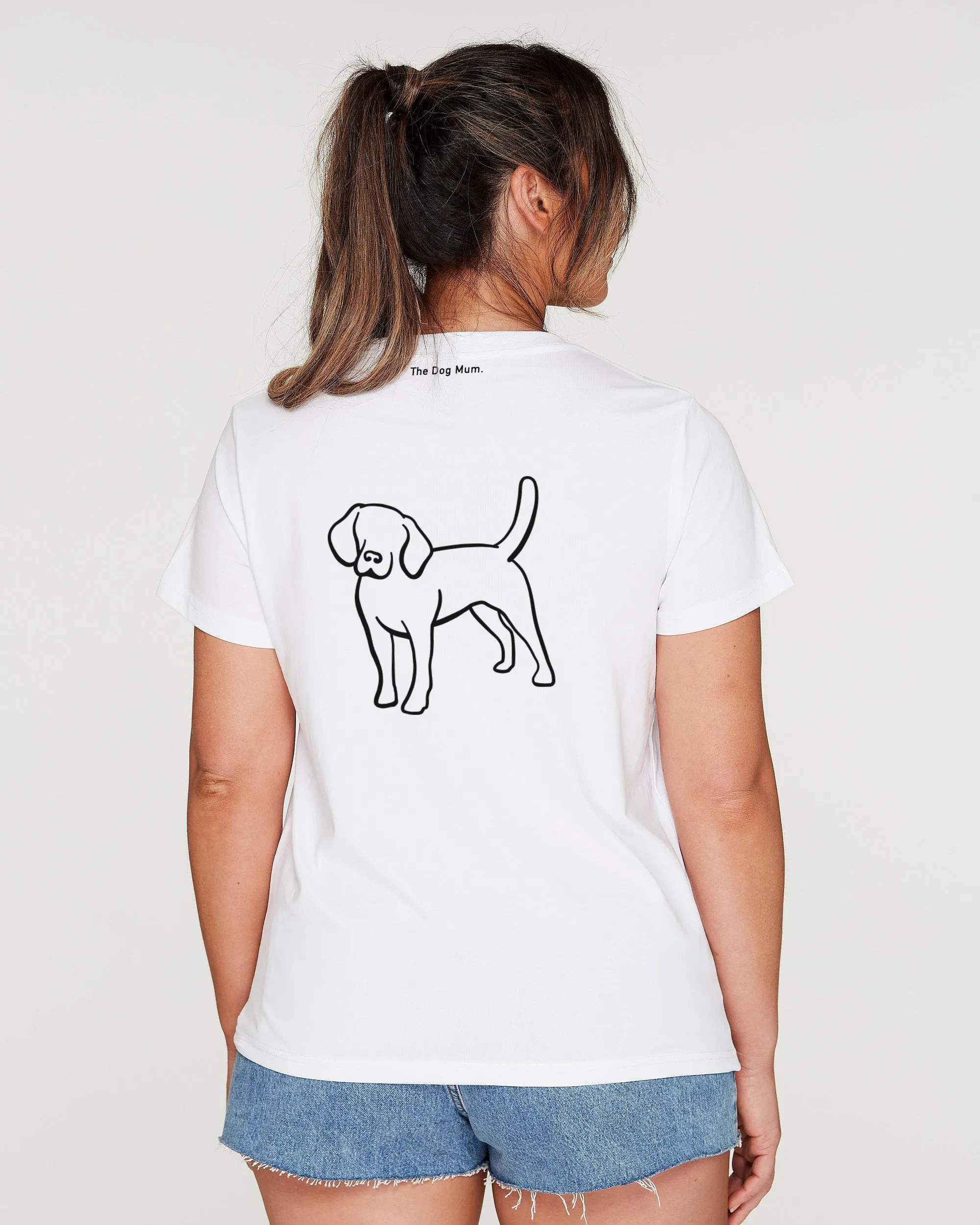 Beagle Mum Illustration: Classic T-Shirt