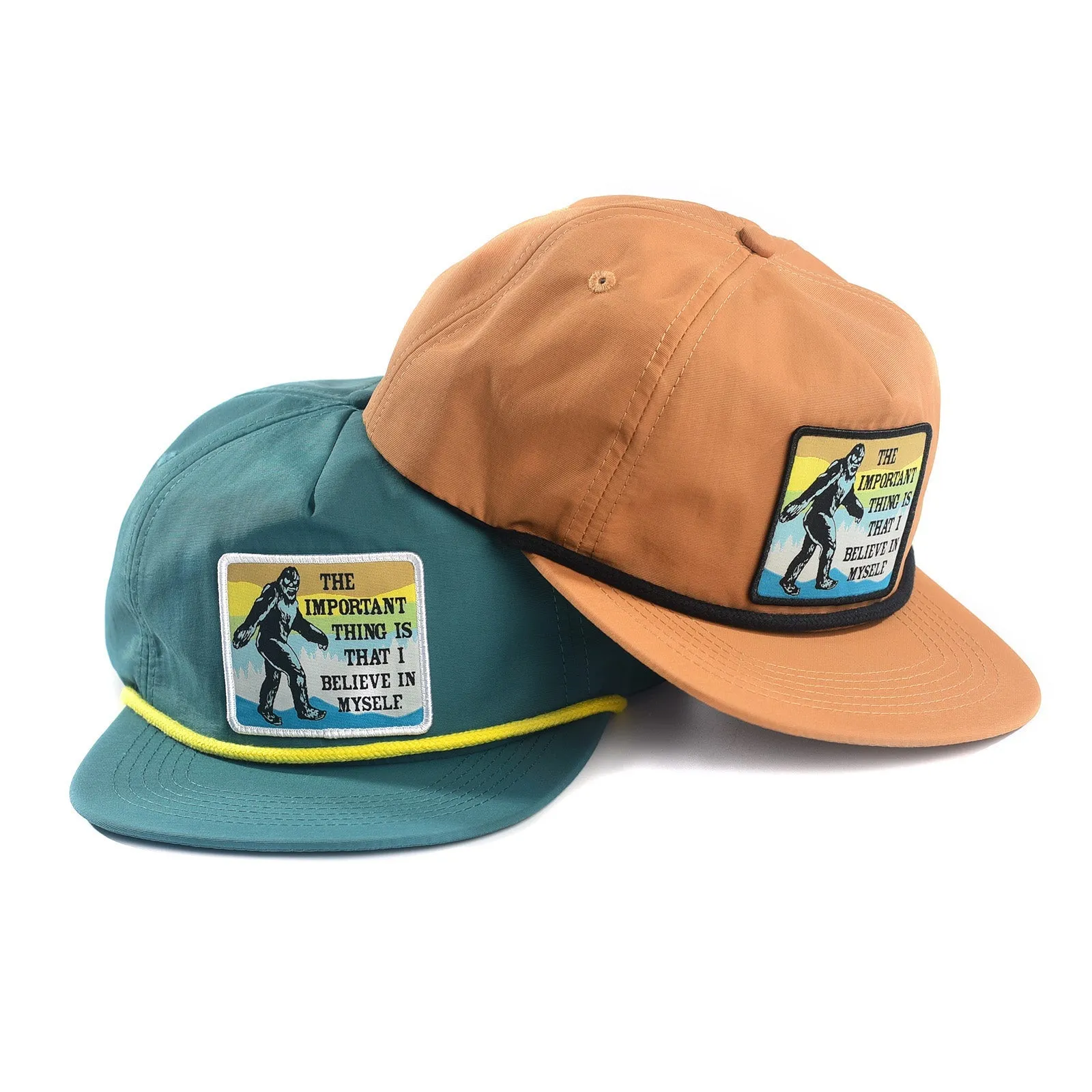 Bigfoot Believe Rope Hat (Black)