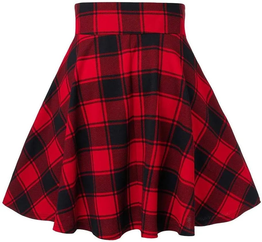 Black Skirt for Women Midi Skirt Elastic High Waist Flowy Pleated Skirt a Line Mesh Fairy Skirts Bohemian Dress