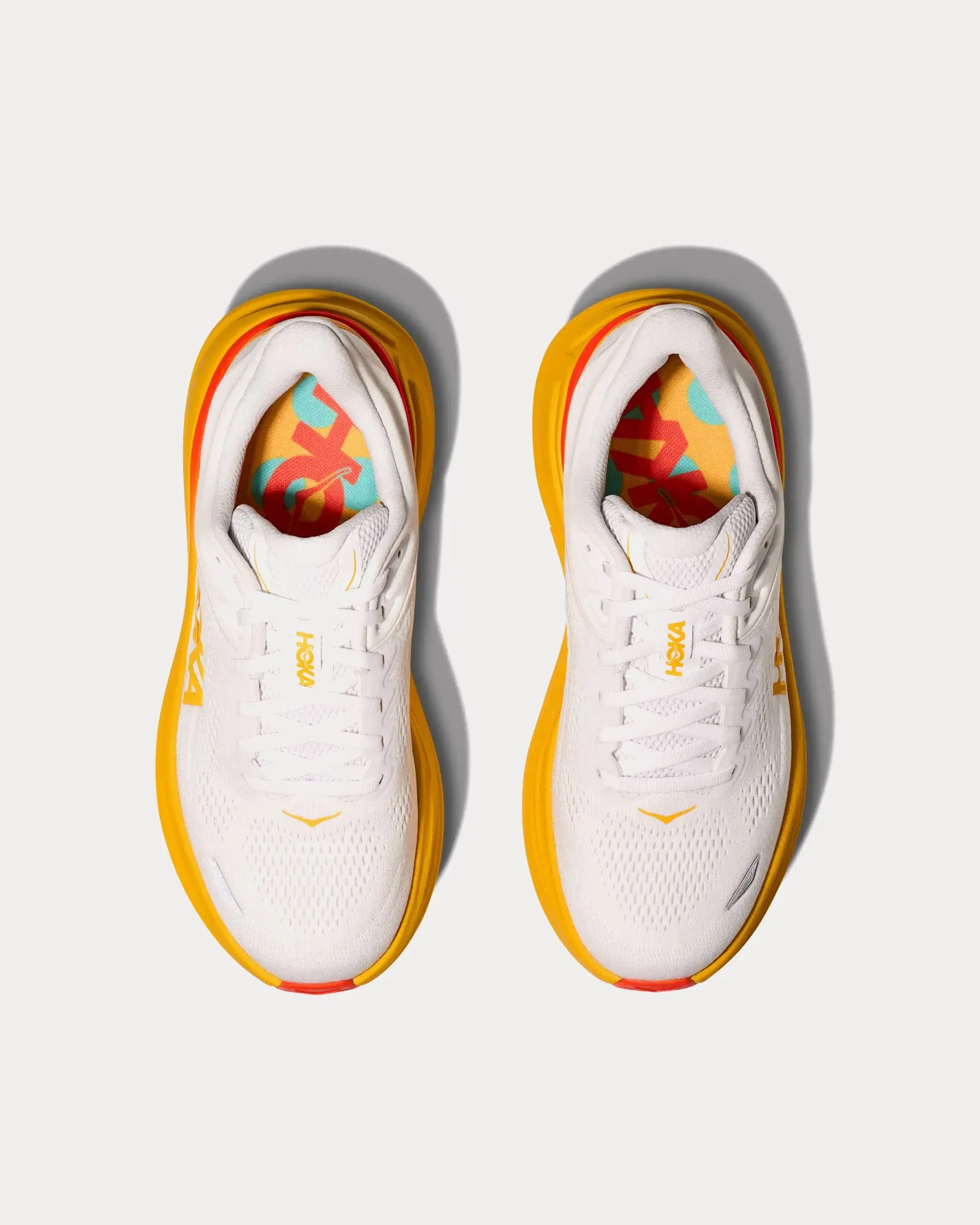 Bondi 9 Frost / Sunflower Running Shoes