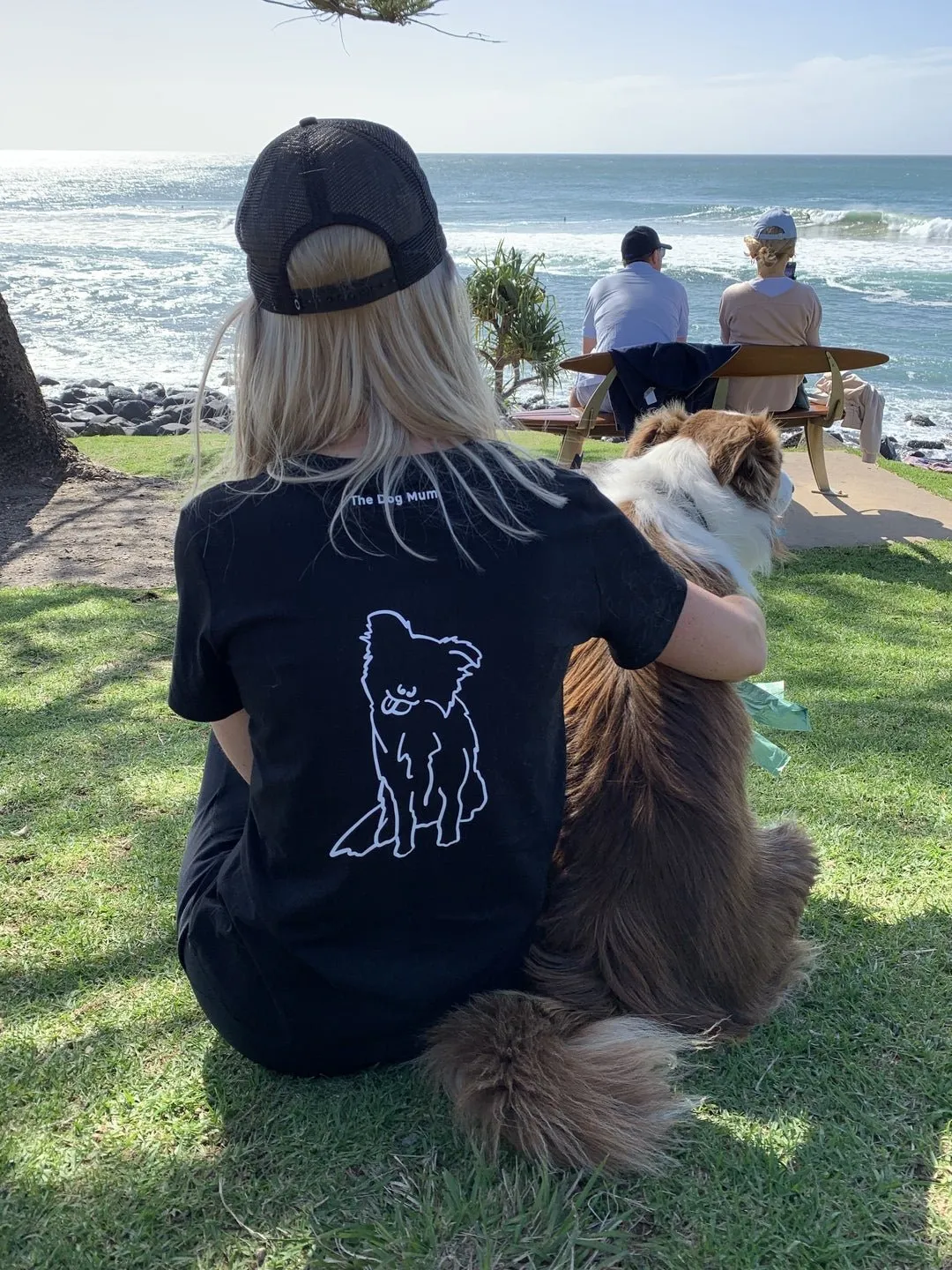 Border Collie Mum Illustration: Classic T-Shirt