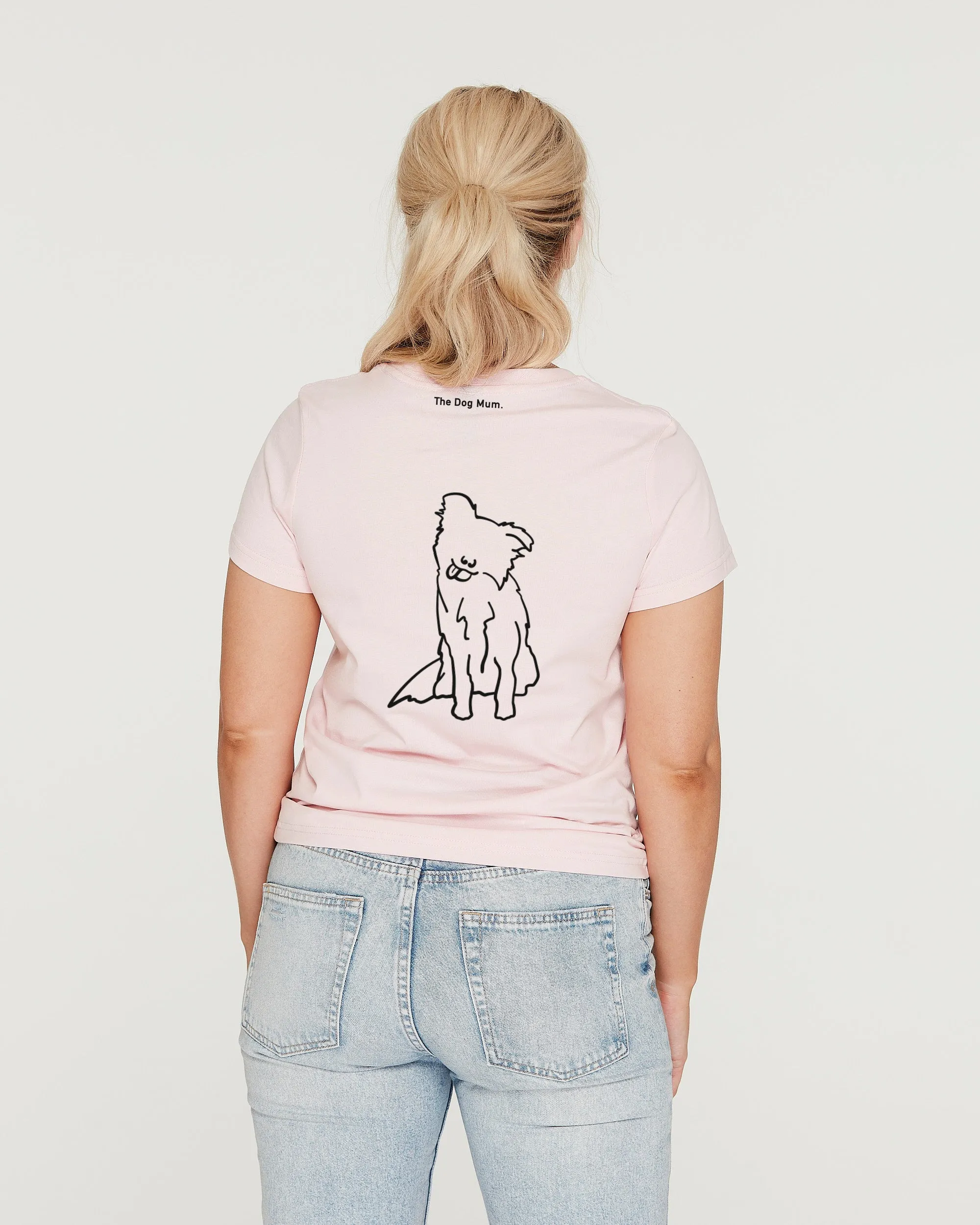 Border Collie Mum Illustration: Classic T-Shirt