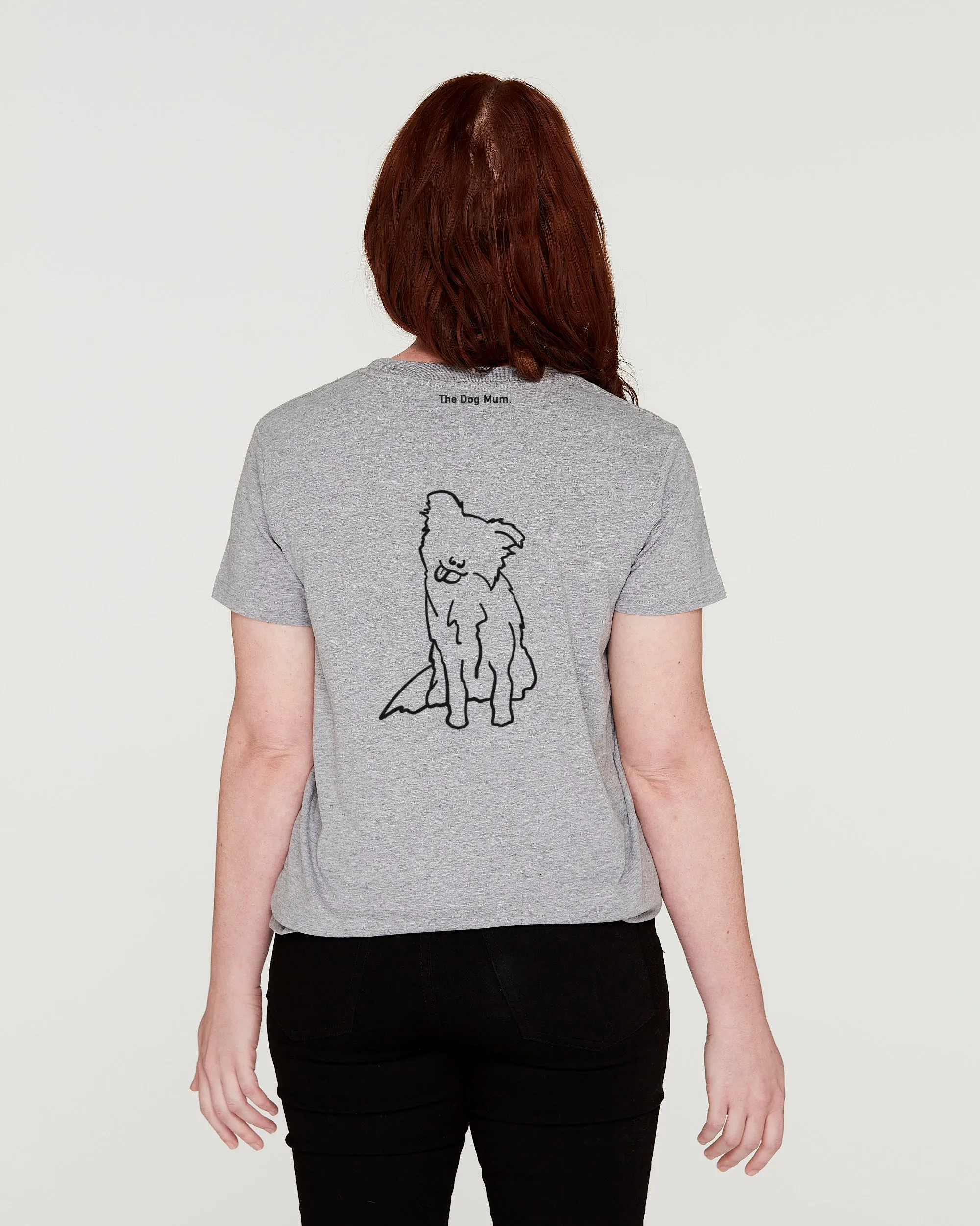 Border Collie Mum Illustration: Classic T-Shirt