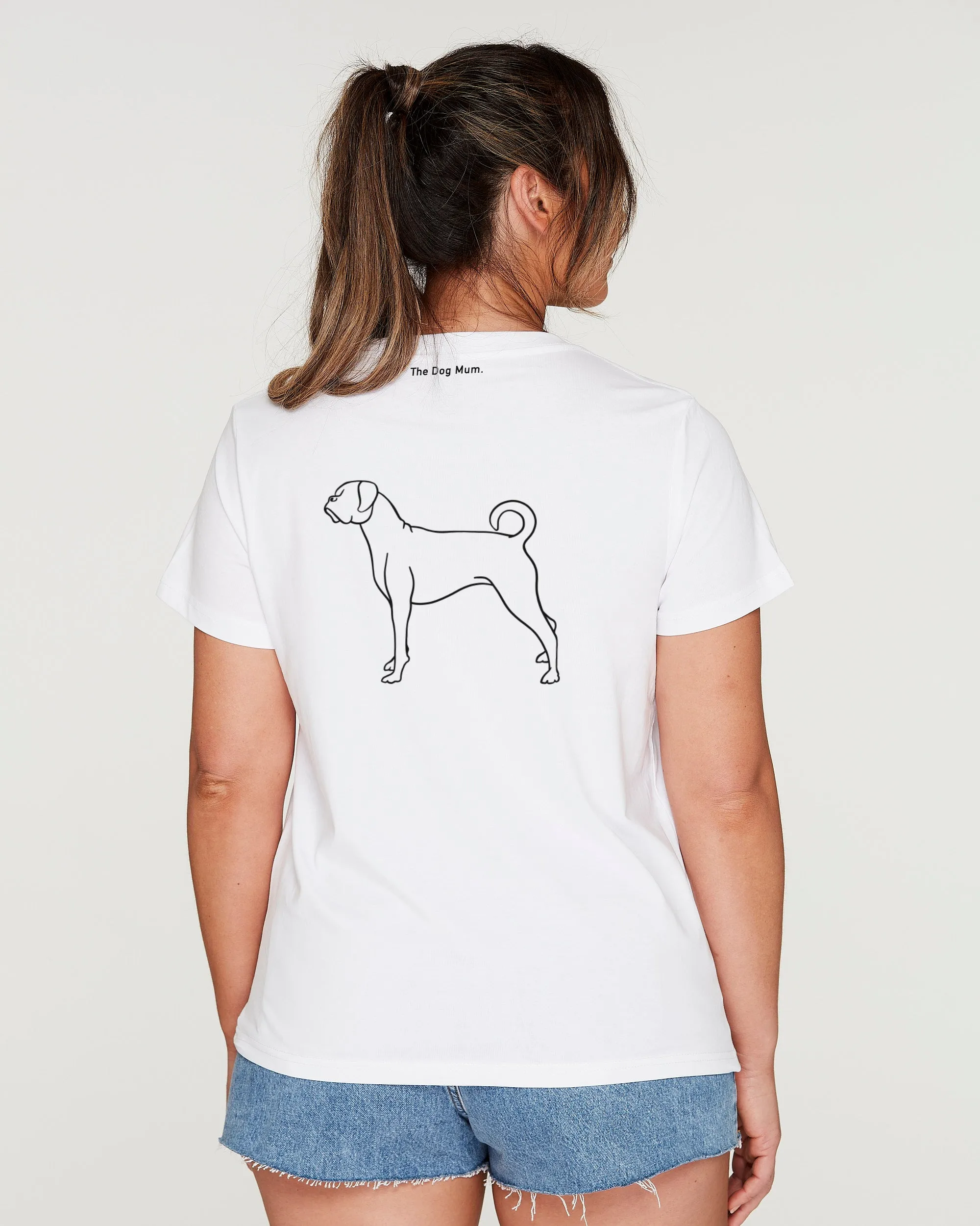 Boxer Mum Illustration: Classic T-Shirt