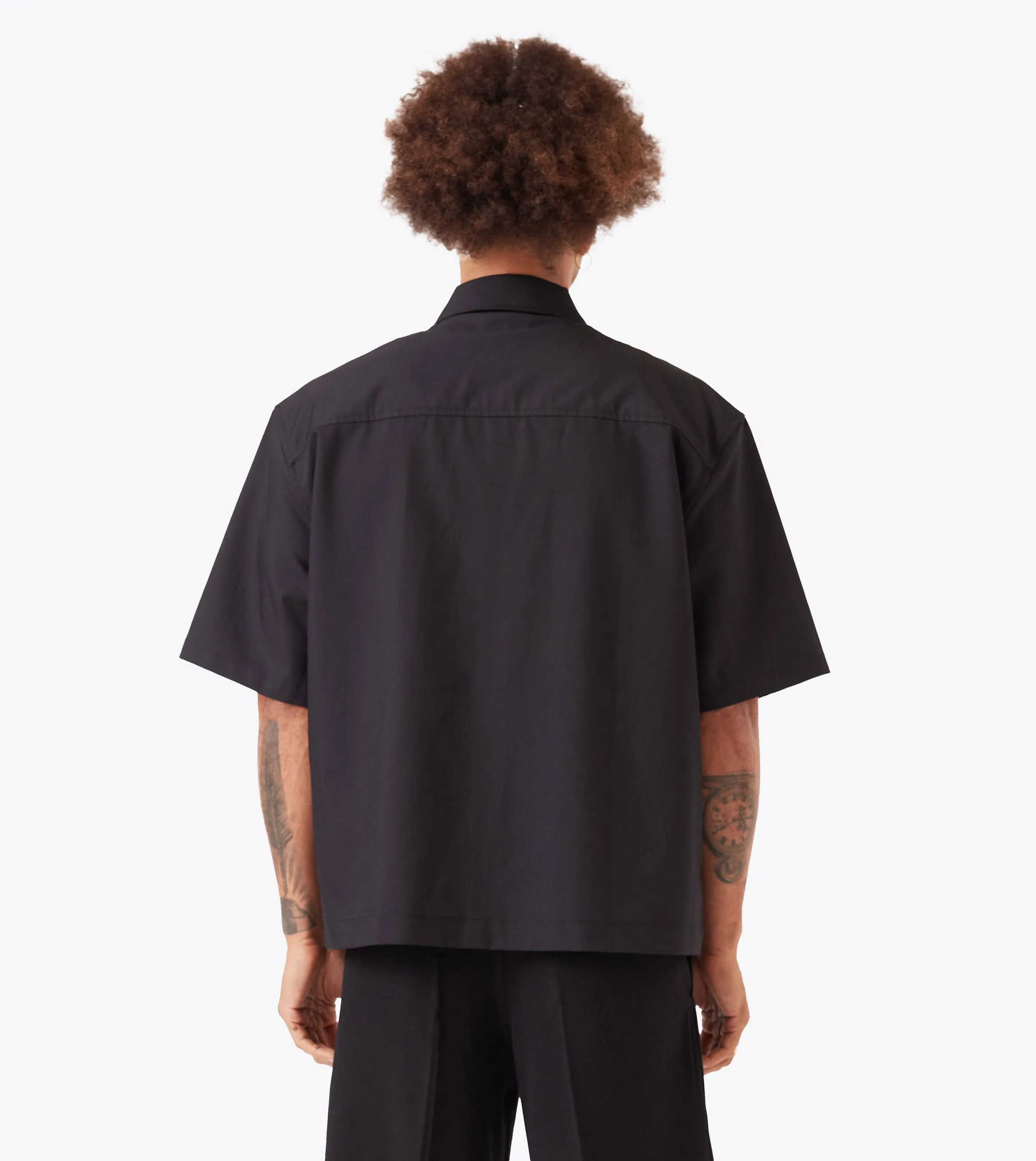 Boxy SS Overshirt 2.0 Black