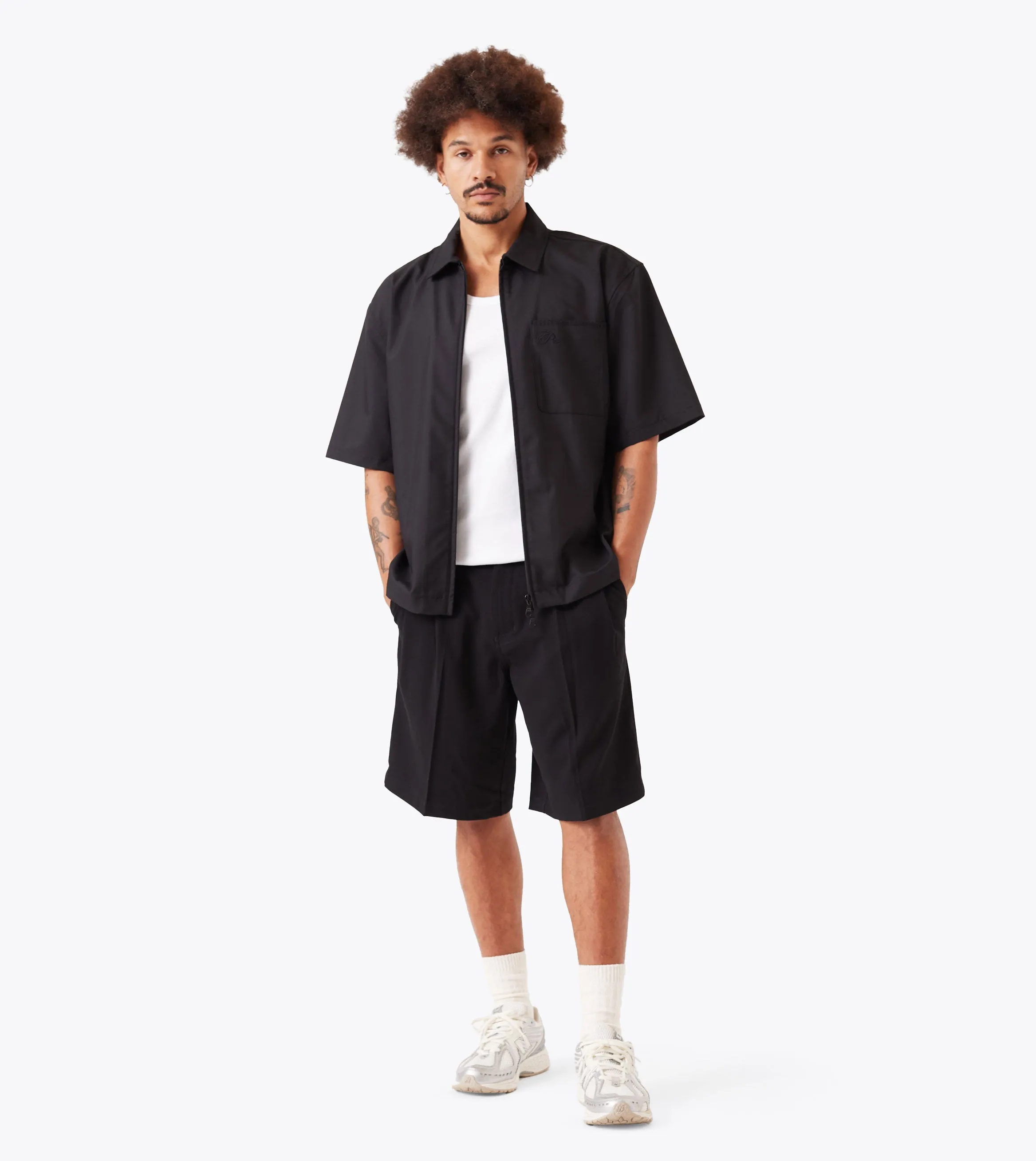 Boxy SS Overshirt 2.0 Black
