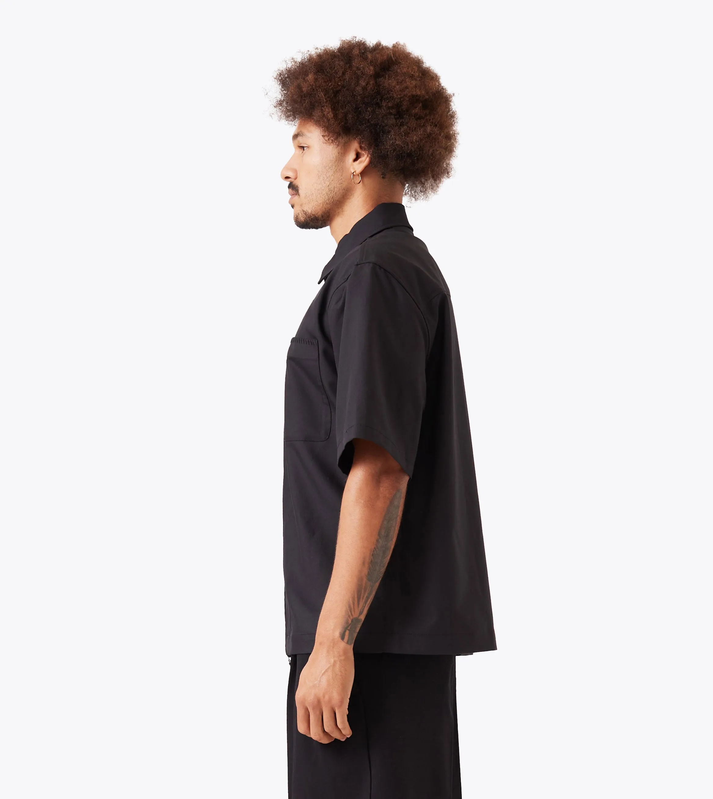 Boxy SS Overshirt 2.0 Black