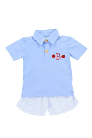 Boys Apple Orchard Shorts Set