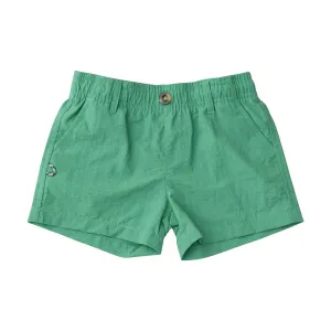 BOY'S OUTRIGGER PERFORMANCE SHORT GREEN SPRUCE