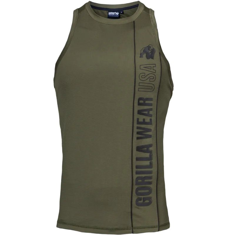 BRANSON TANK TOP - ARMY GREEN/BLACK
