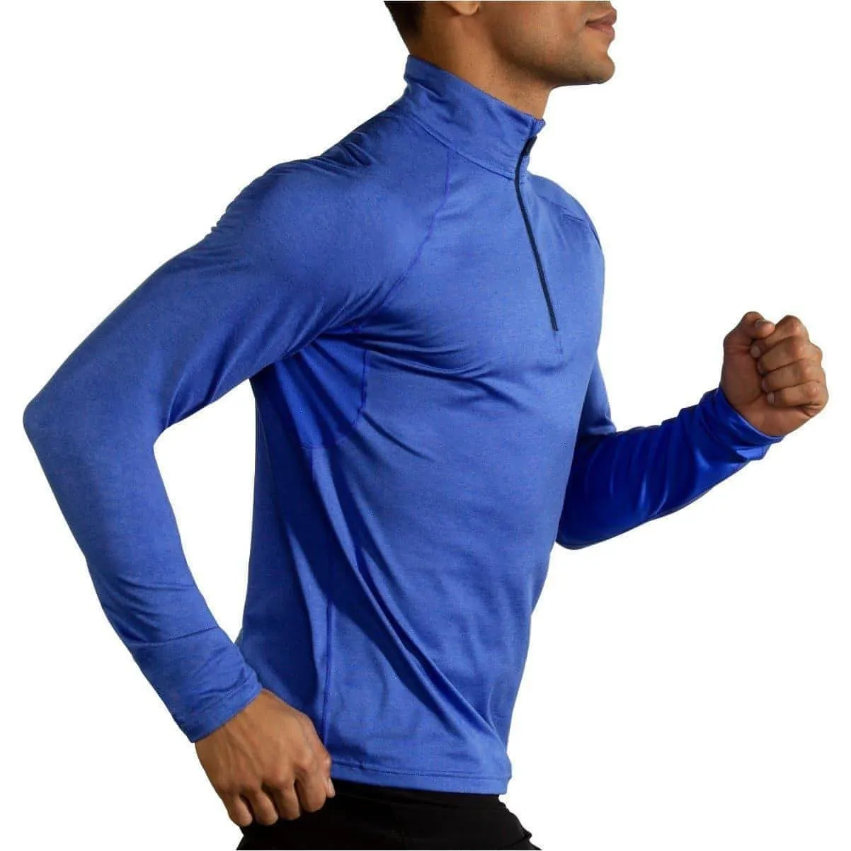 Brooks Dash Half Zip Long Sleeve Mens Running Top - Blue