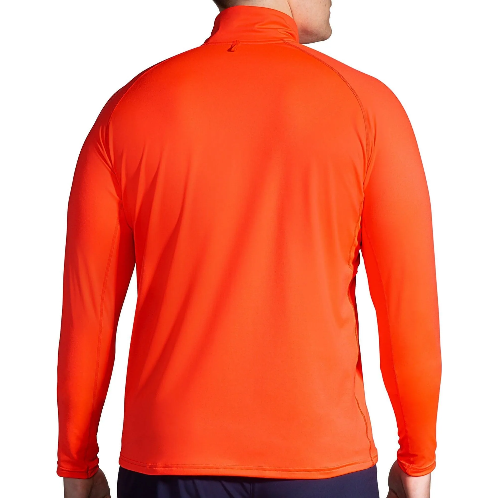 Brooks Dash Half Zip Long Sleeve Mens Running Top - Orange