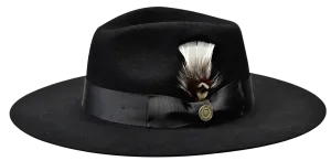 Bruno Capelo DU-720 Duke Fedora Black