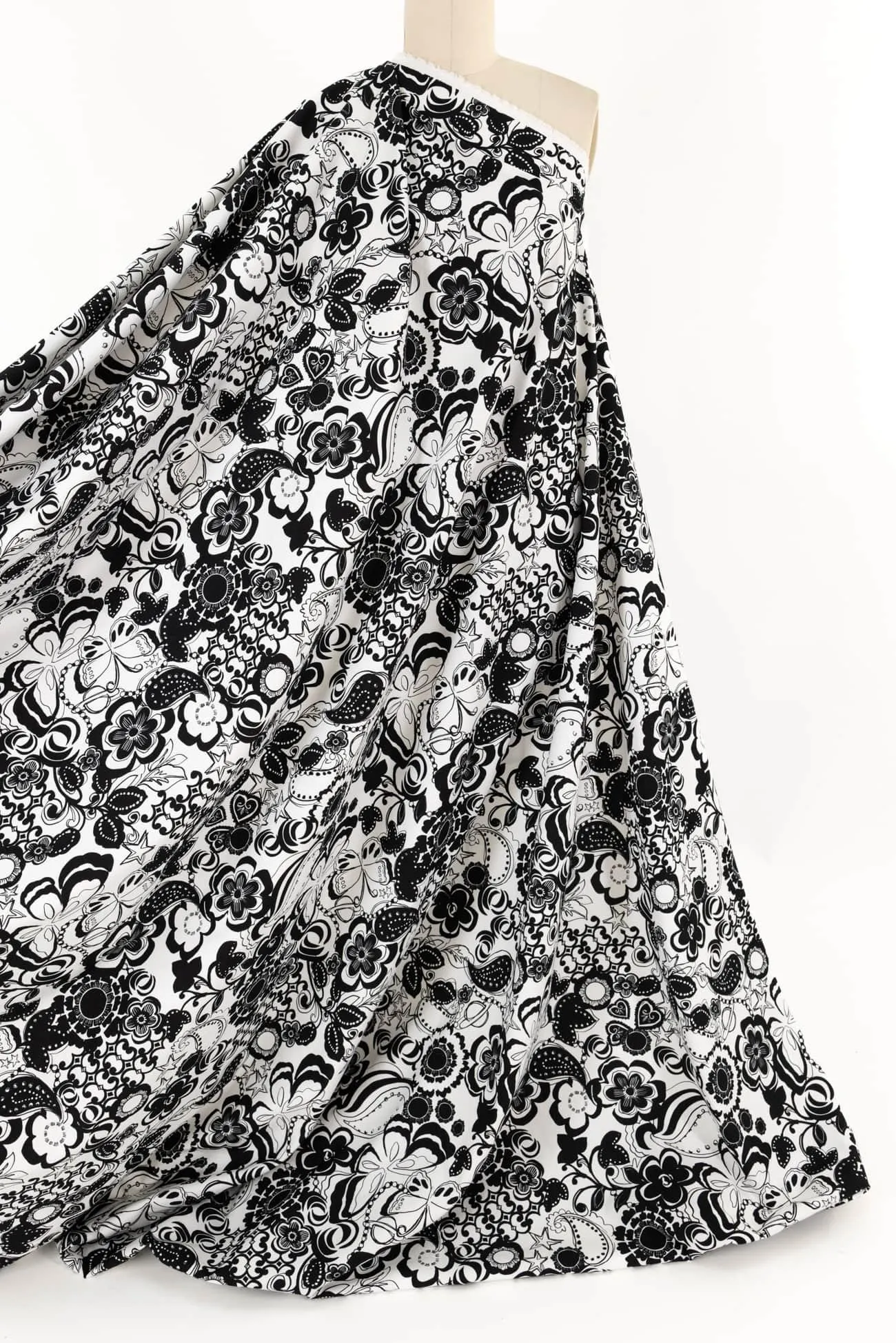Butterflies Of Love Italian Cotton Woven