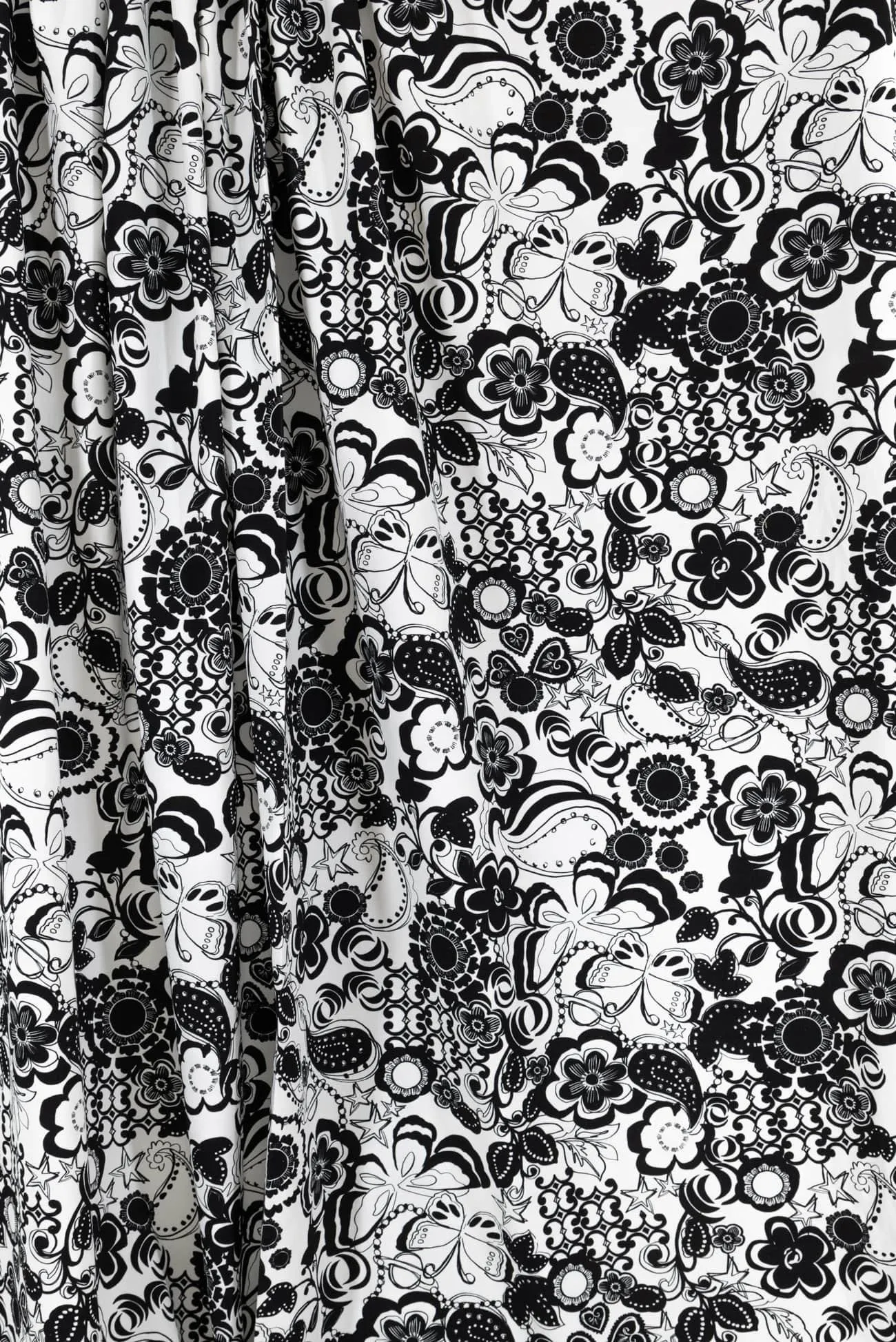 Butterflies Of Love Italian Cotton Woven