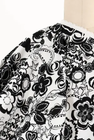Butterflies Of Love Italian Cotton Woven