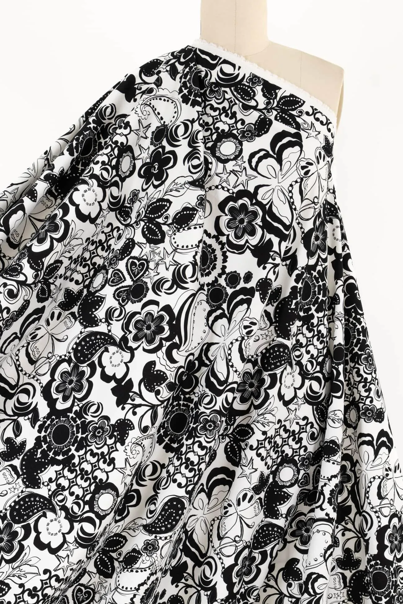 Butterflies Of Love Italian Cotton Woven