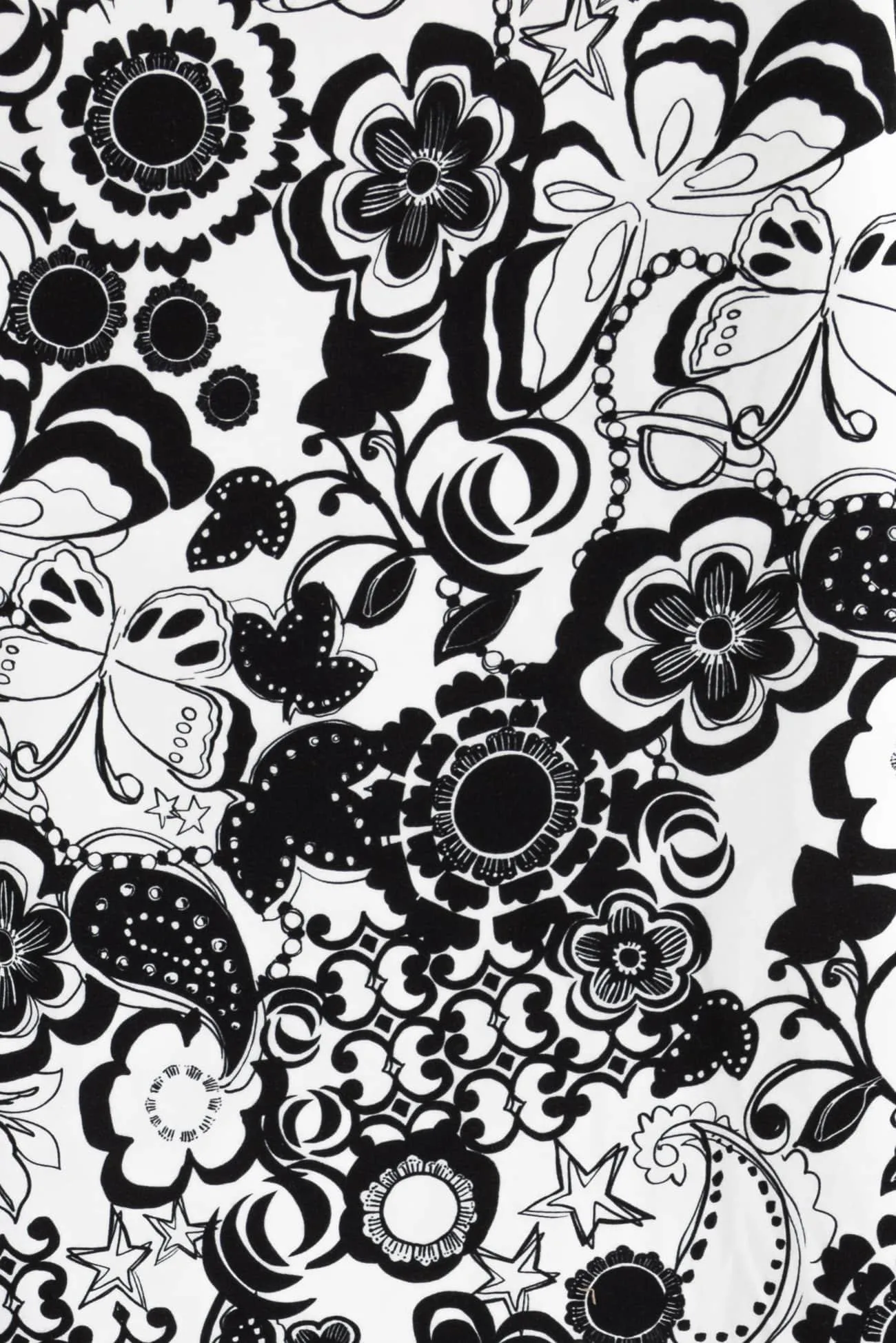 Butterflies Of Love Italian Cotton Woven