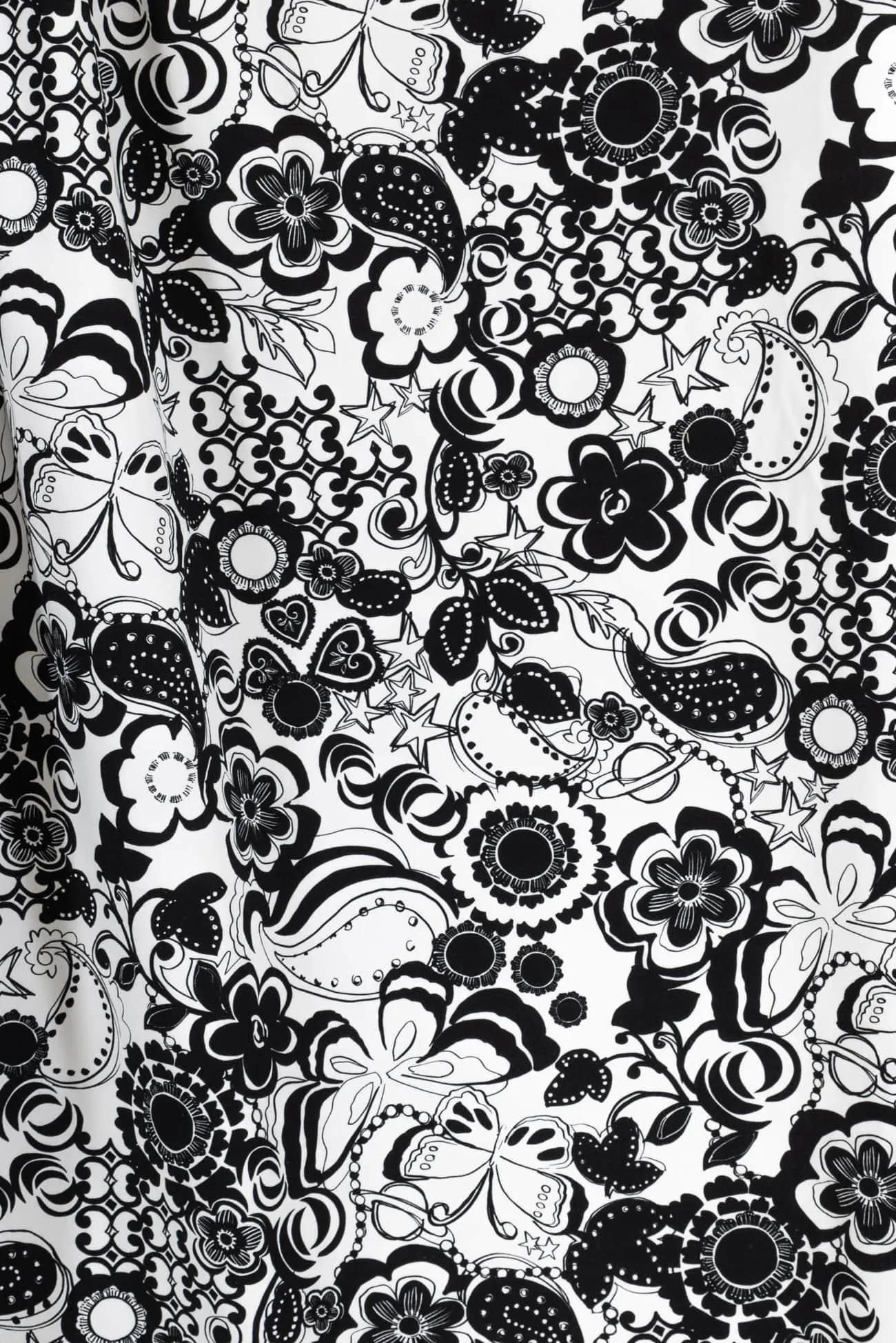 Butterflies Of Love Italian Cotton Woven