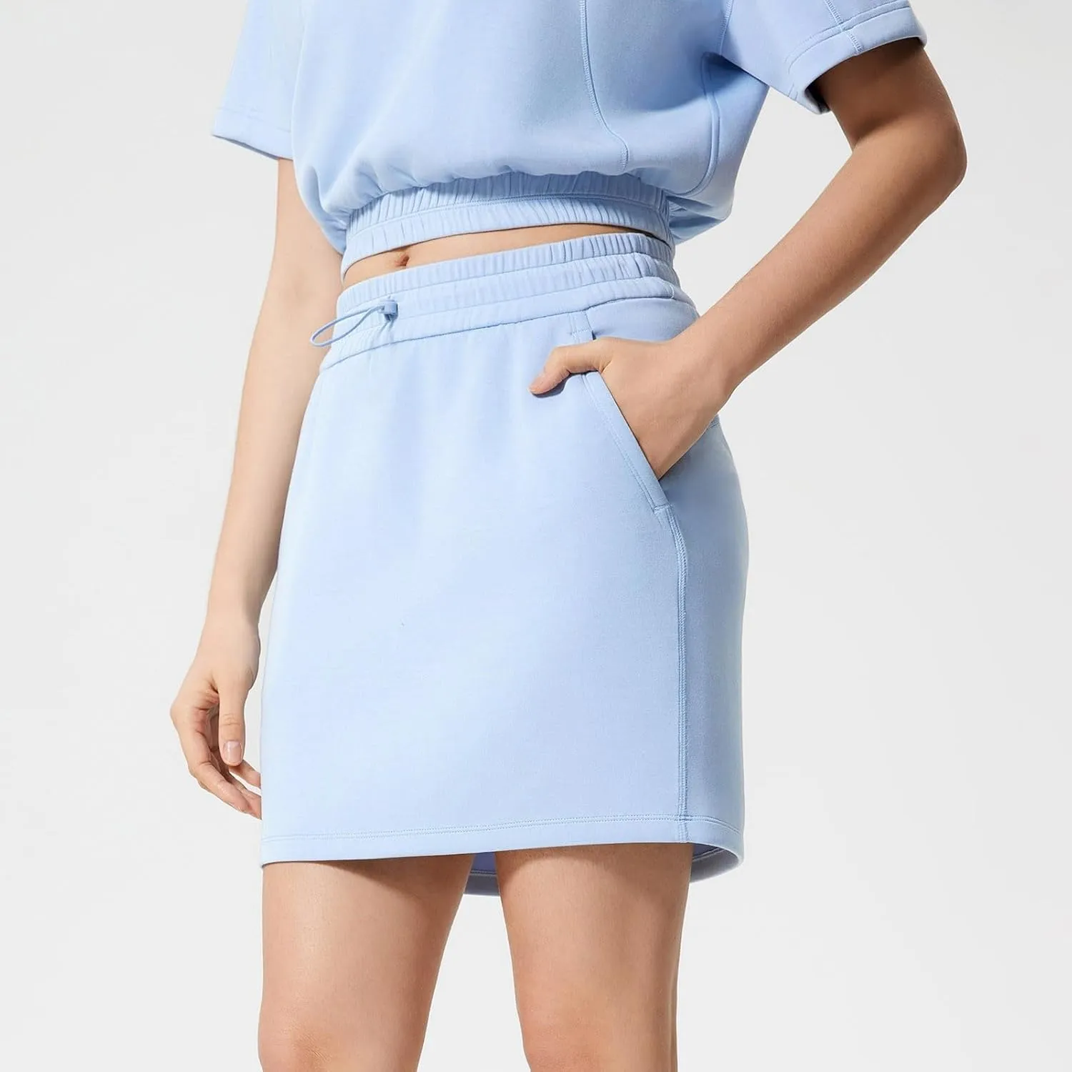 Butterluxe Skirts for Women Drawstring High Waisted A Line Tennis Skirt Athletic Casual Yoga Golf Skorts with Pockets