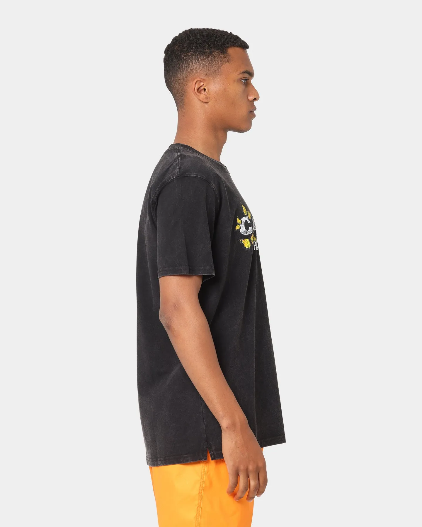 Carre Papillion Vintage Short Sleeve T-Shirt Black Wash