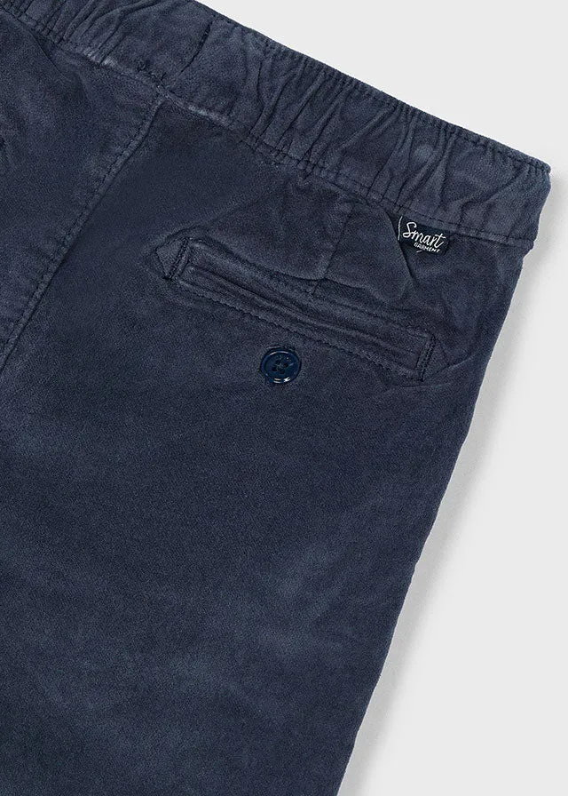 Chino Joggers, Blue-Black, 4527